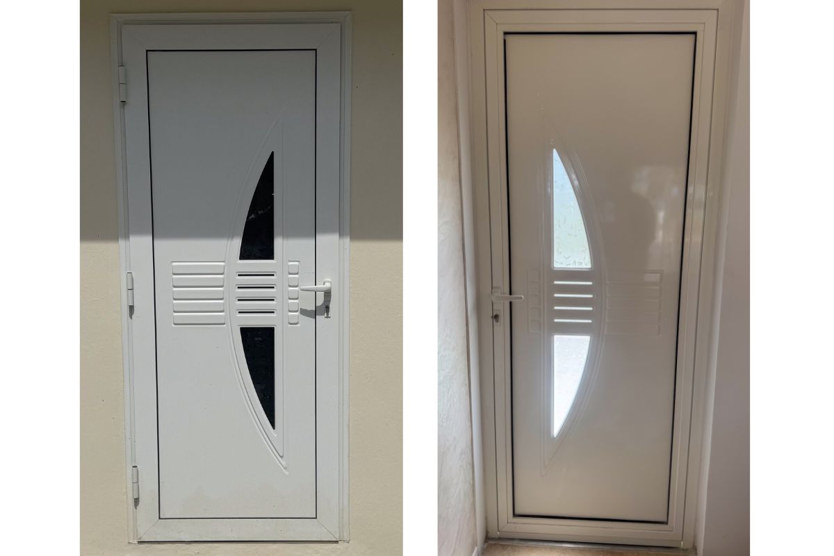 porte en aluminium afr menuiserie martinique